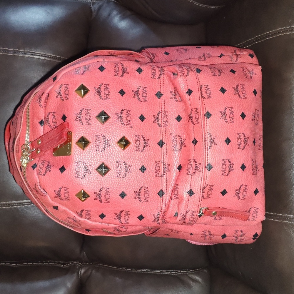 Authent Mcm Backpack - image 2